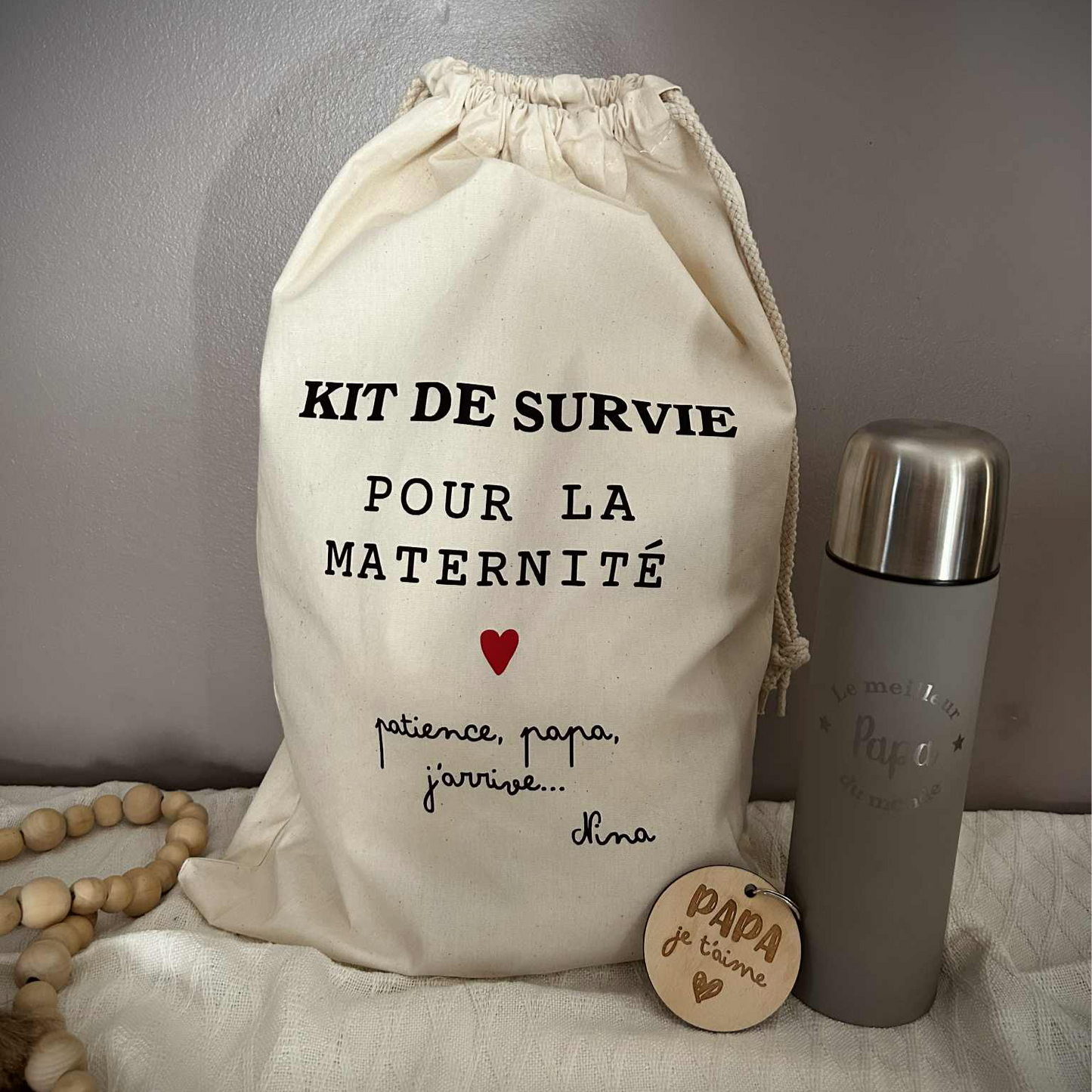Sac kit de survie pour la maternité