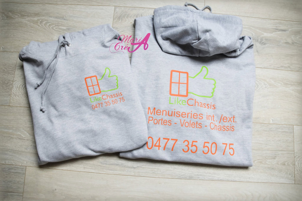 sweats personnalisés avec logo d’entreprise