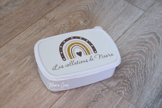 Boite à tartines - Arc-en-ciel