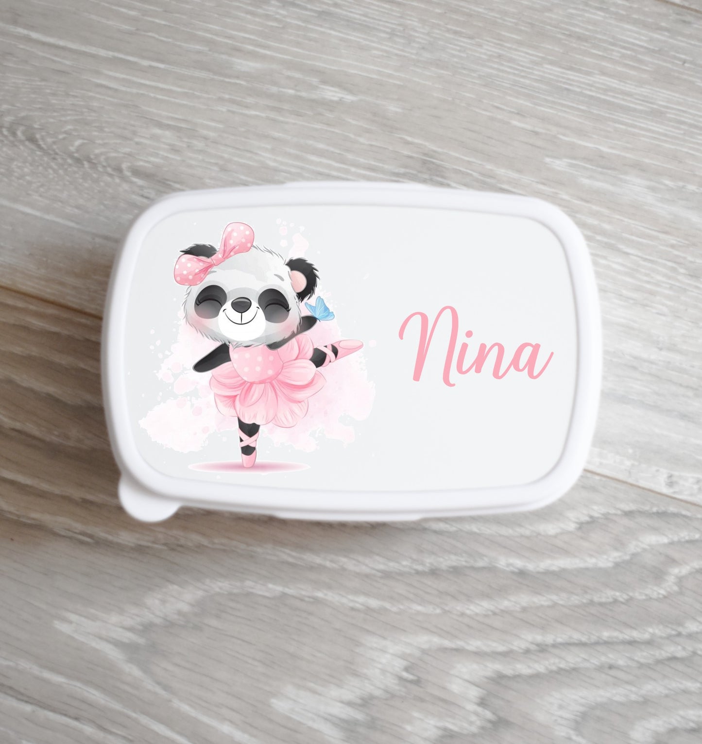 Boite à tartines - panda ballerine