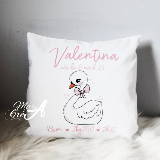 Coussin cygne
