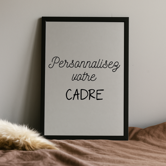 Cadre en bois à personnaliser