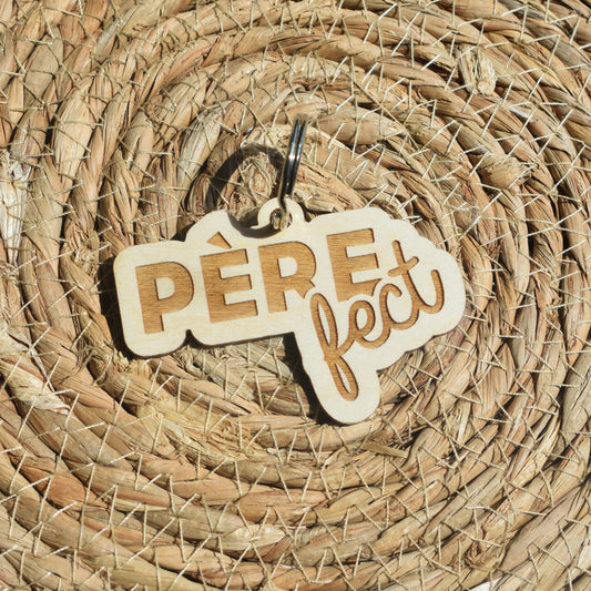 Porte-clé en bois – Père-Fect