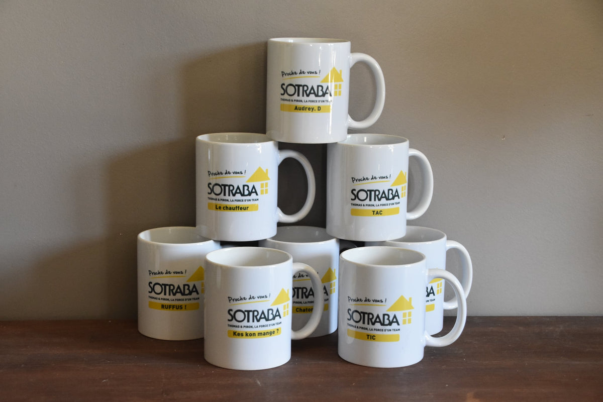 mugs personnalisés avec logo d’entreprise