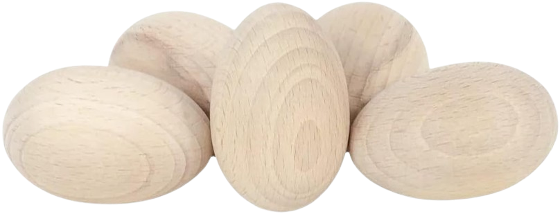 Oeuf en bois à personnaliser