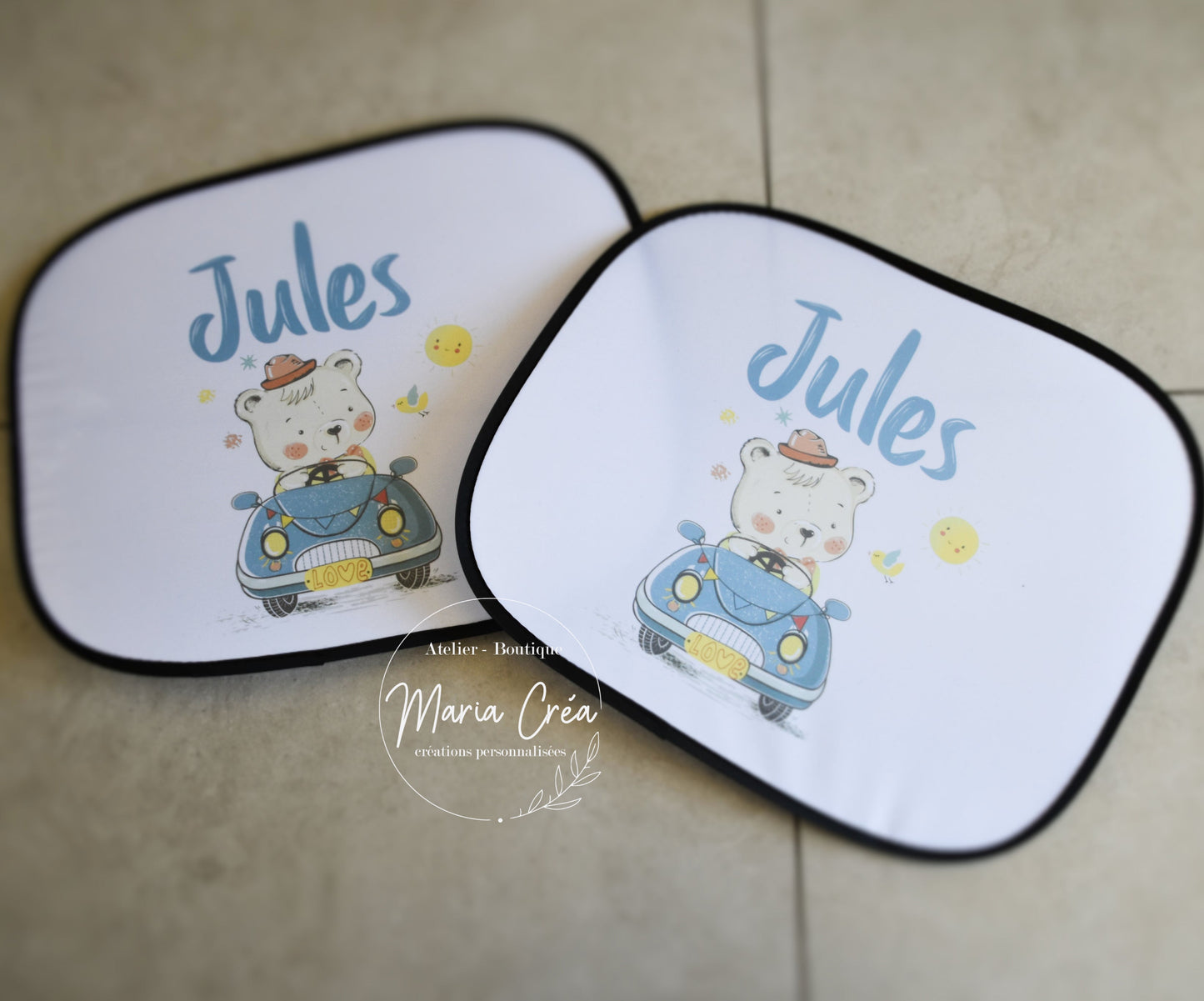 Pare soleil Ourson en voiture