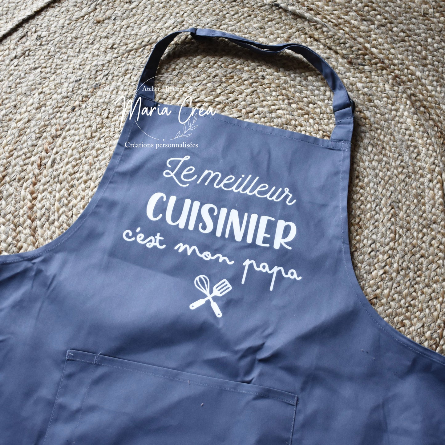 Tablier "Le meilleur cusinier, c'est ..."