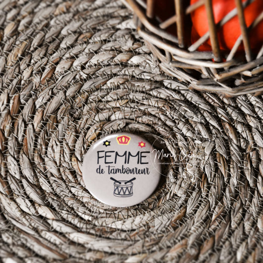 Badge carnaval - Tamboureur