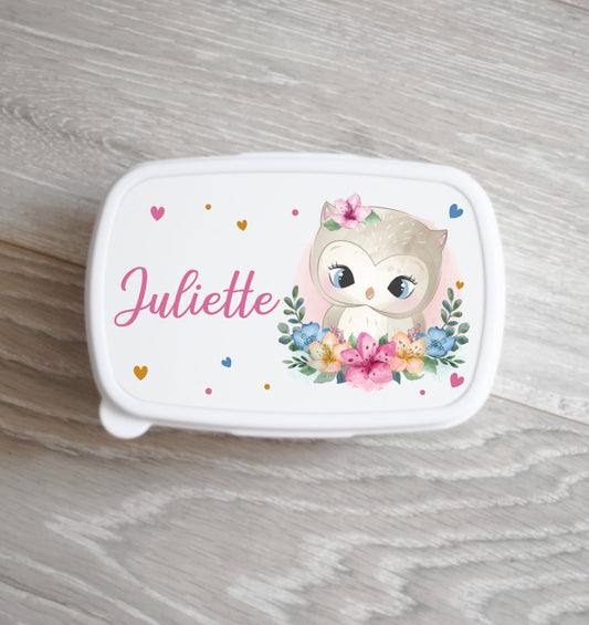 Boite à tartines - Chouette