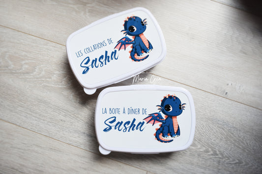 Boite à tartines - dragon