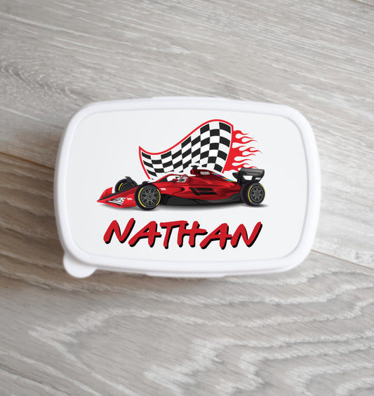 Boite à tartines - voiture de course