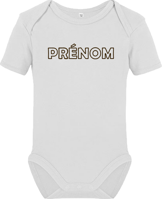 Body avec prénom brodé