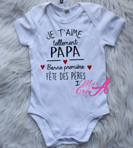 Body "Je t'aime tellement, bonne première fête des pères / des mères"