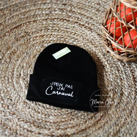Bonnet J'peux pas, j'ai carnaval
