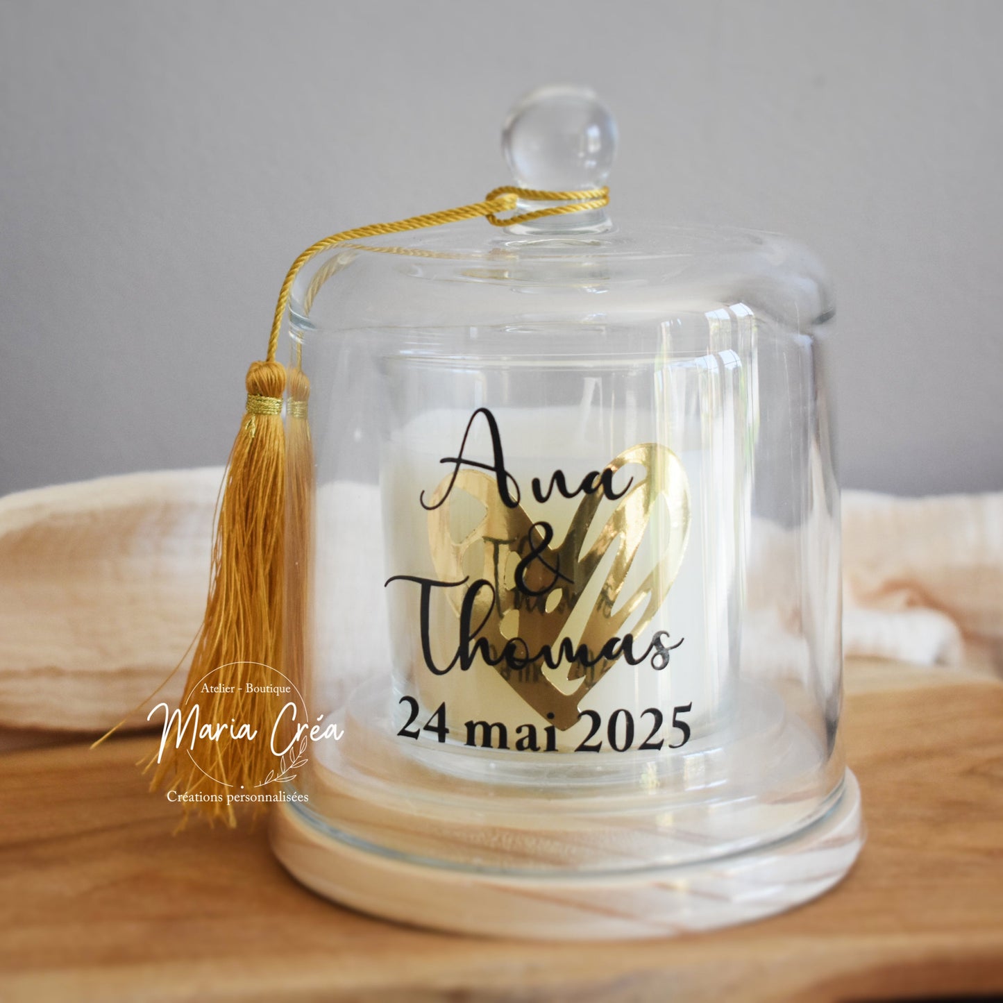 Bougie cloche - Prénoms