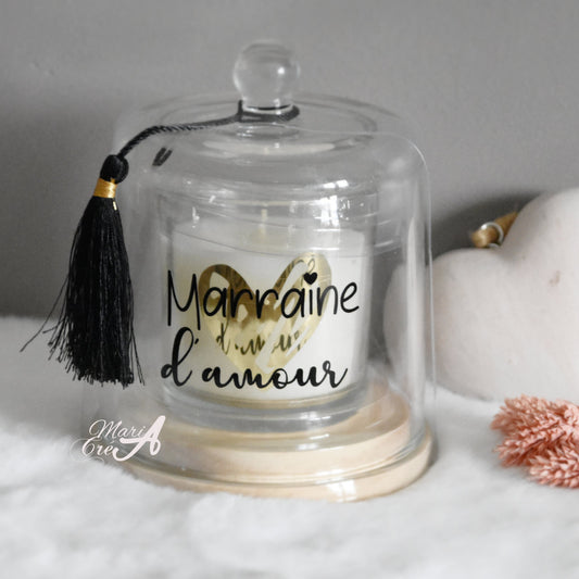 Bougie cloche - ... d'amour