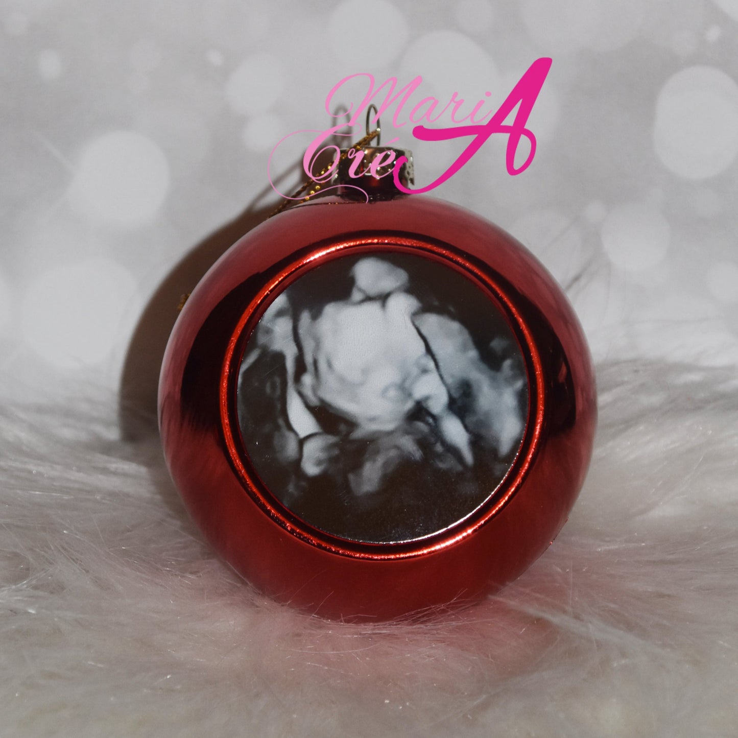 Boule de Noël avec photo