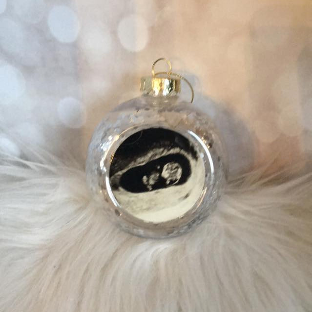 Boule de Noël avec photo