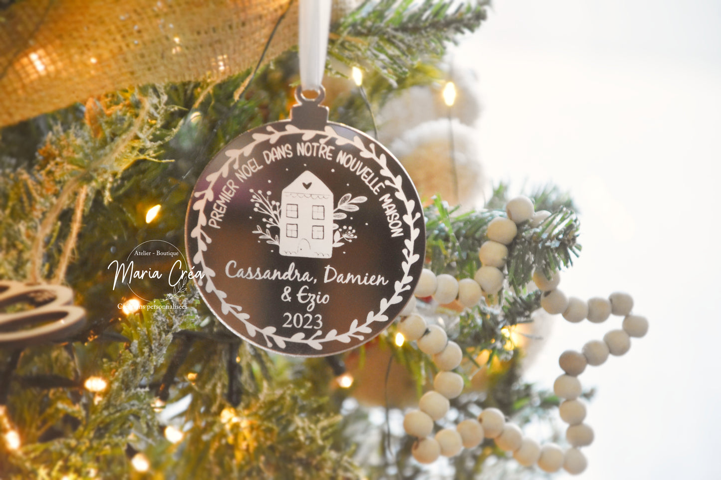 Boule de Noël - Notre premier Noël dans notre maison