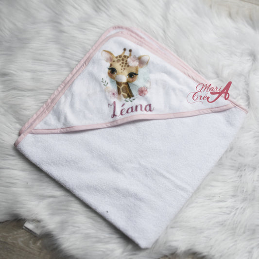 Cape de bain - girafe