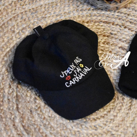 Casquette J'peux pas, j'ai carnaval / soumonce