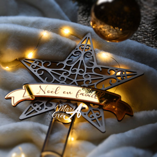 Cimier de sapin personnalisé