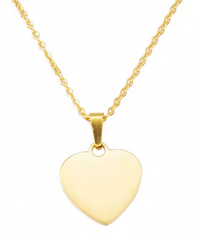 Collier avec pendentif coeur  - Photo