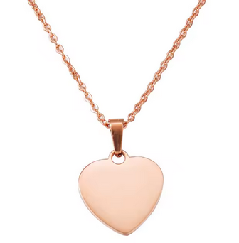 Collier avec pendentif coeur  - Photo