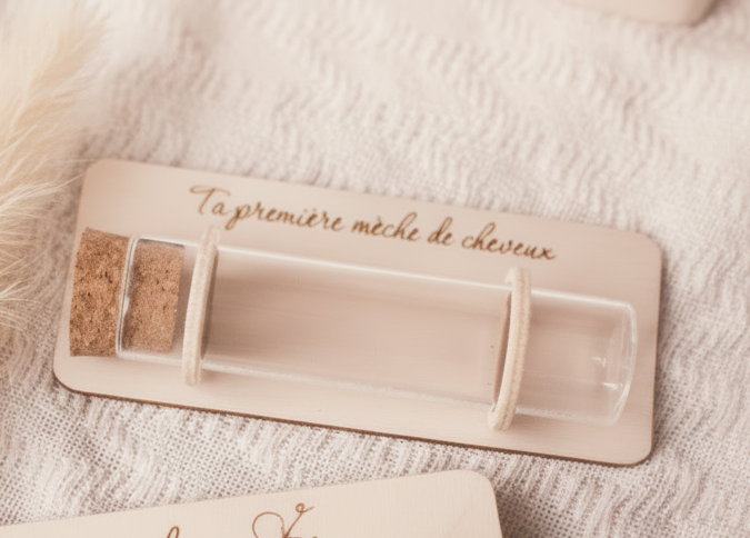 Boite souvenirs de naissance - Prénom en relief