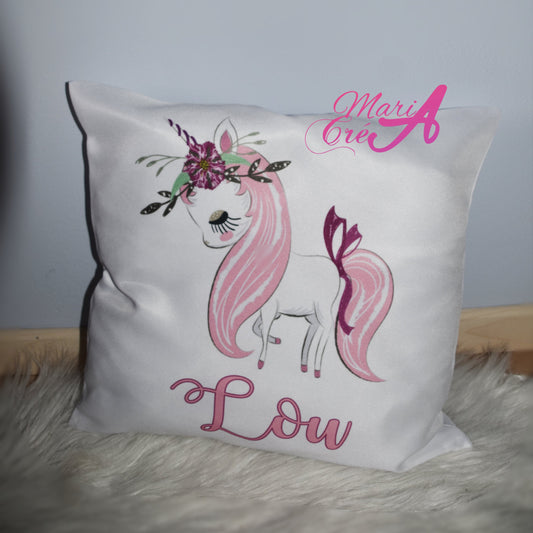 Coussin licorne