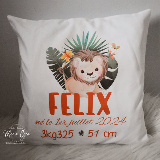 Coussin lion