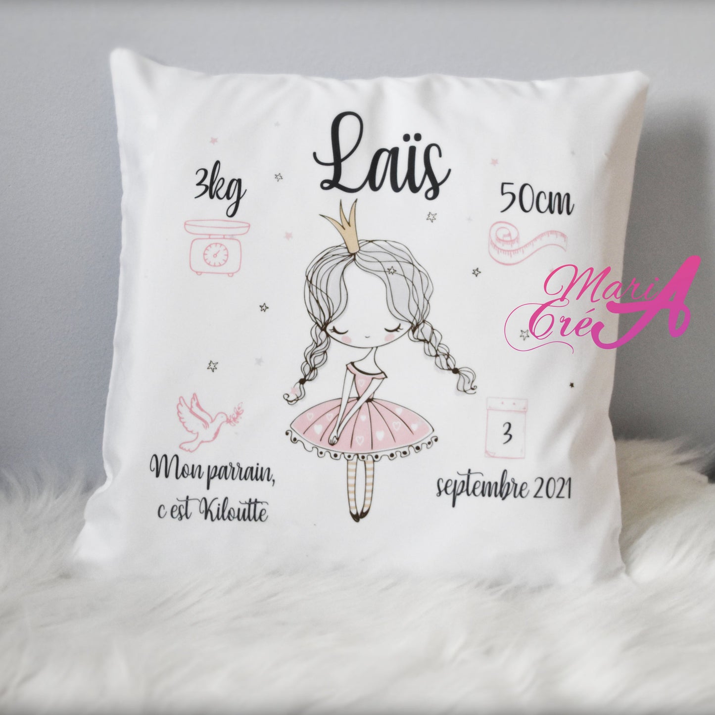 Coussin princesse
