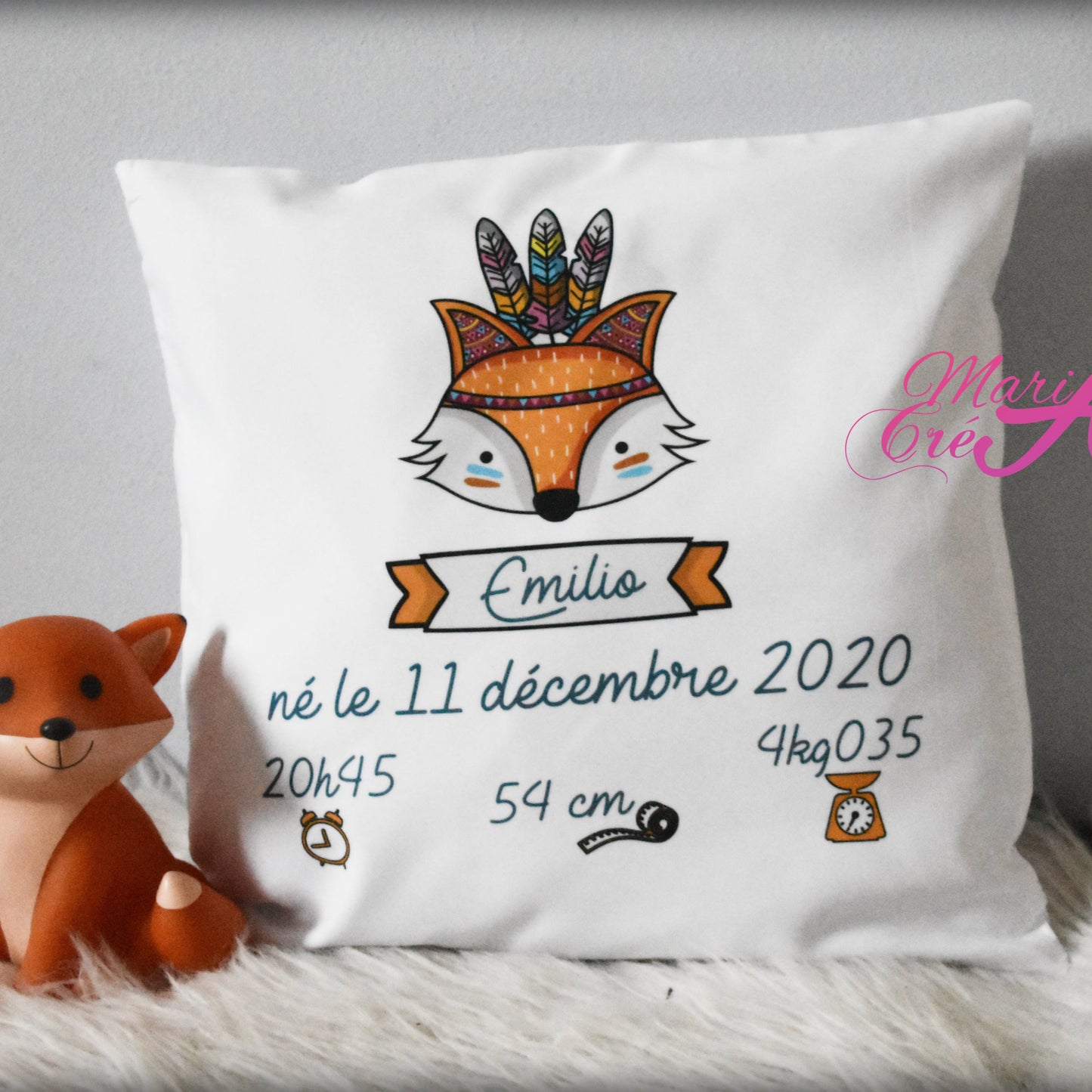 Coussin renard indien