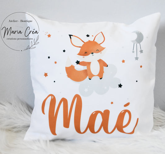Coussin renard nuage