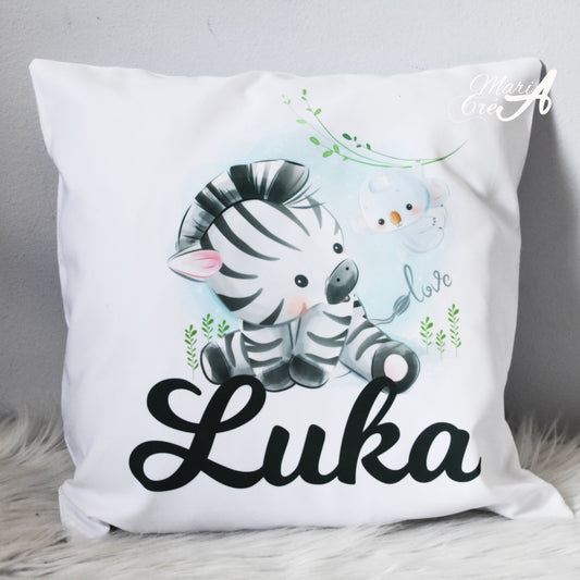 Coussin zèbre et koala