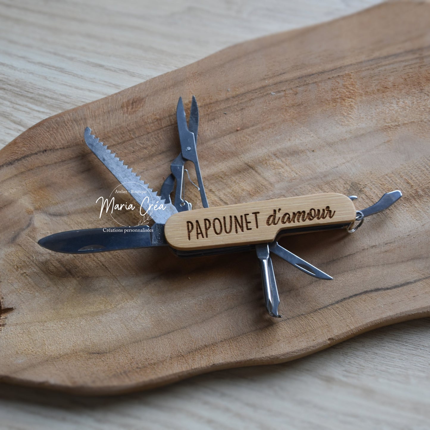 Couteau mutli-fonction "... d'amour"