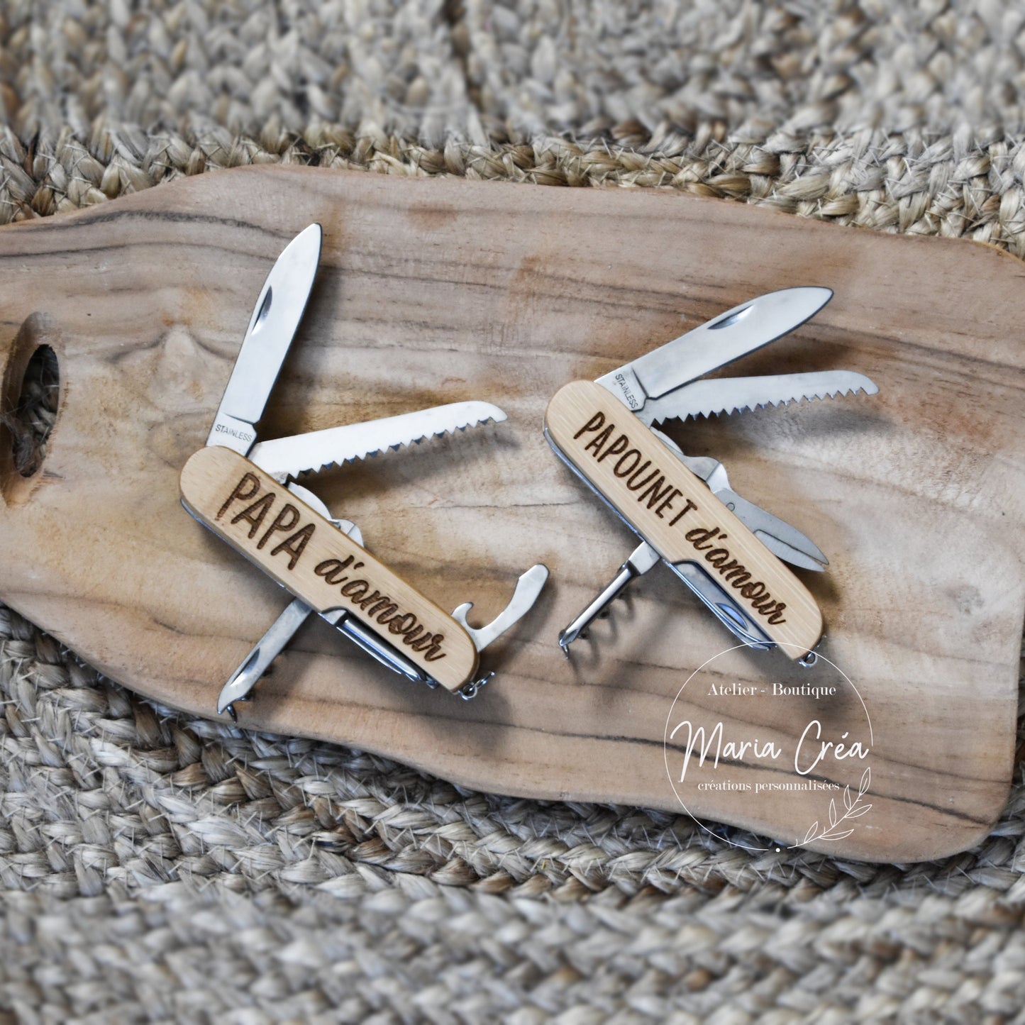 Couteau mutli-fonction "... d'amour"