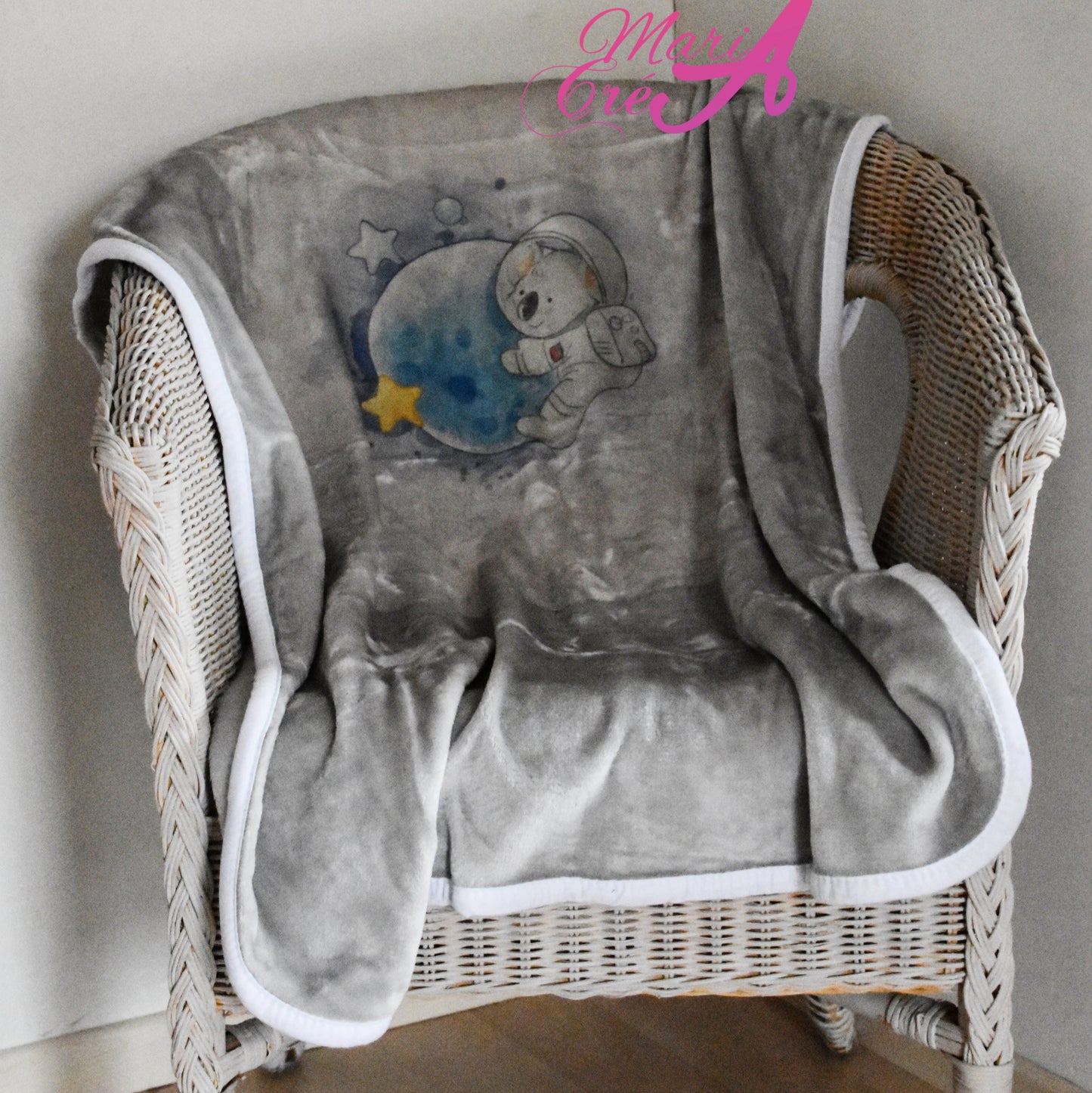 Couverture koala astronaute