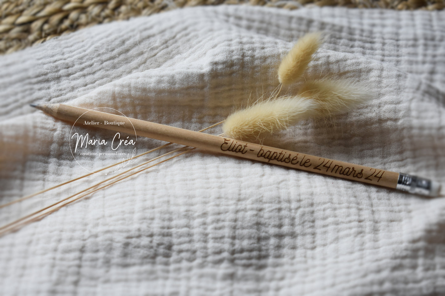 Crayon souvenir baptême