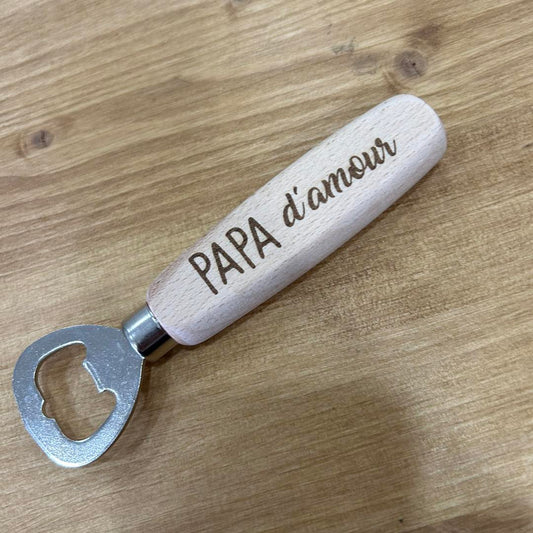 Décapsuleur en bois - ... d'amour