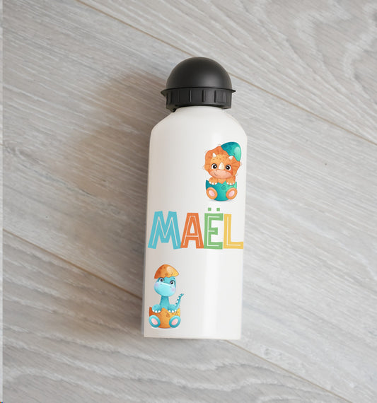 Gourde métal - Dinosaures bébé