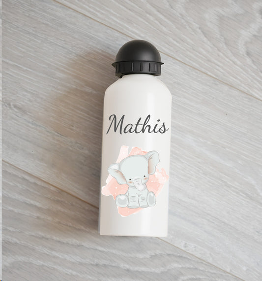 Gourde métal - Eléphant