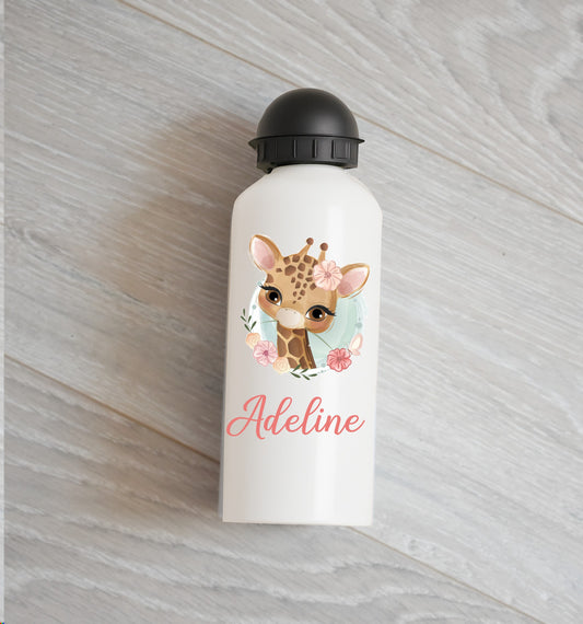 Gourde métal - Girafe