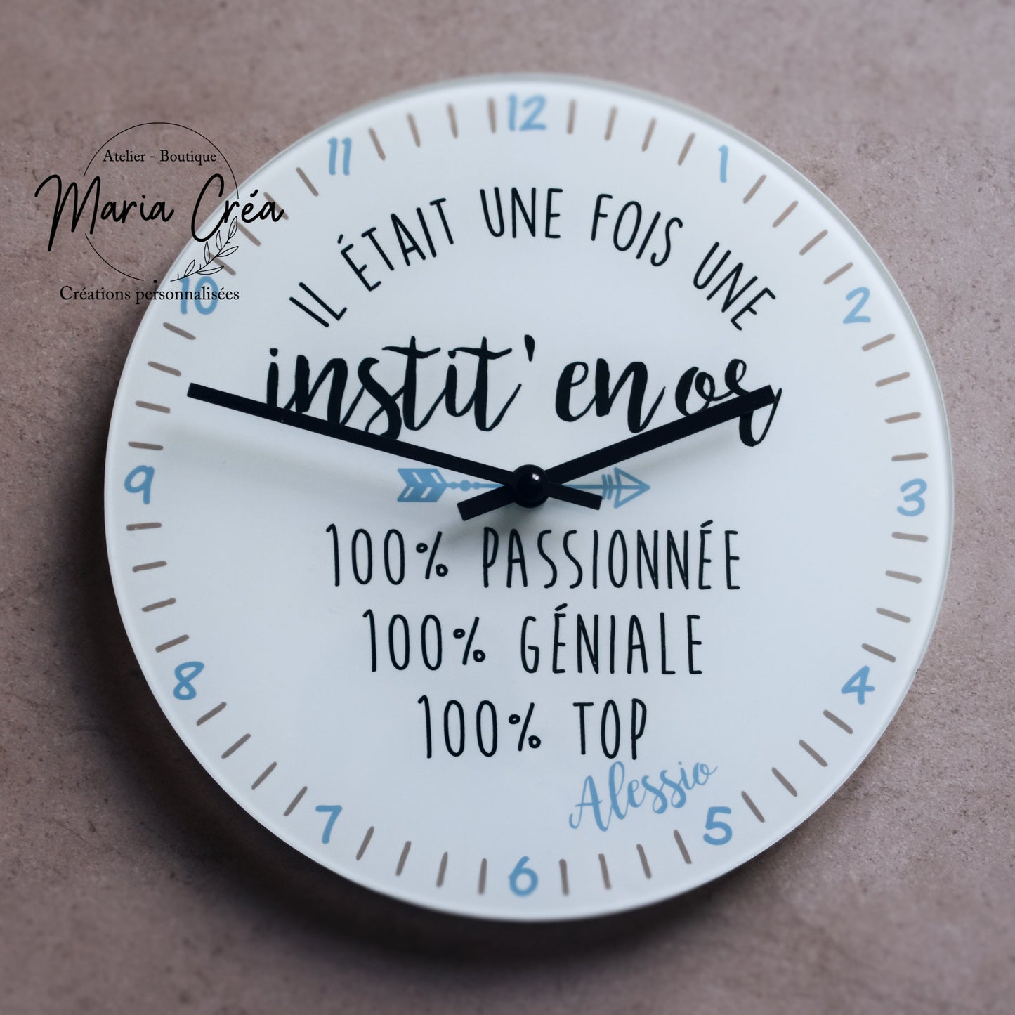 Horloge à suspendre - Il était une fois une ... en or