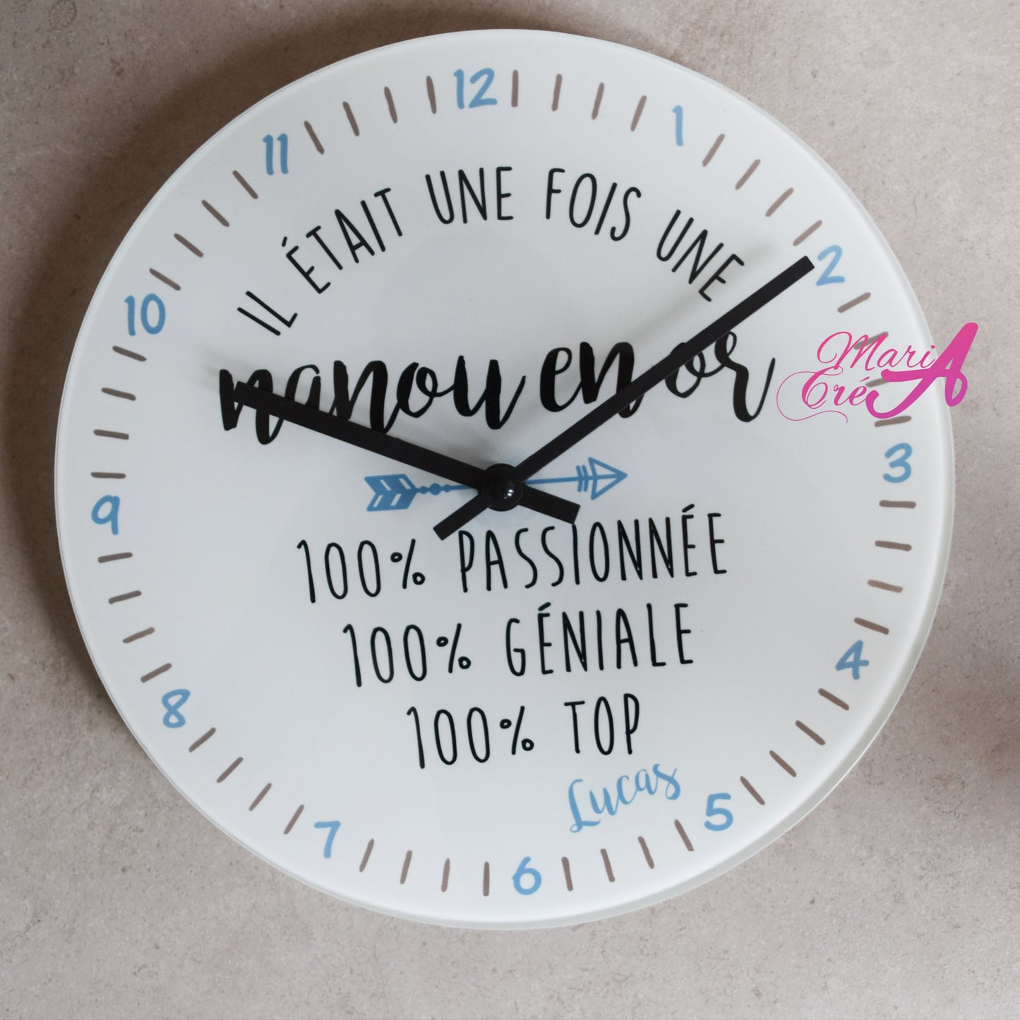 Horloge à suspendre - Il était une fois une ... en or