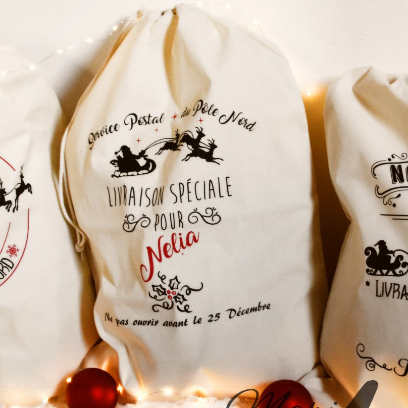 Hotte père Noël - modèle 2