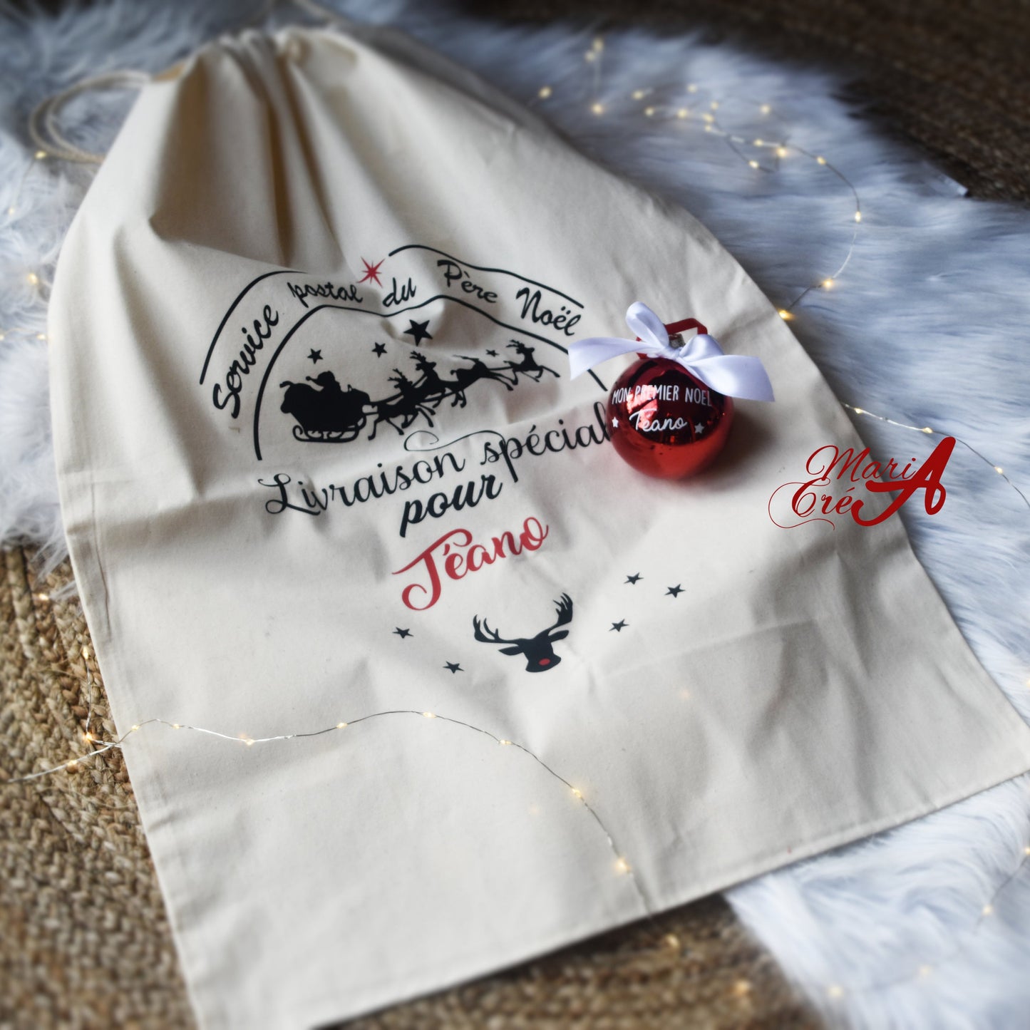 Hotte père Noël - modèle 3