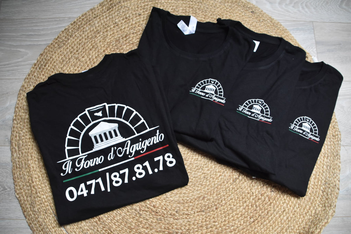 T-shirts personnalisés avec logo de restaurant