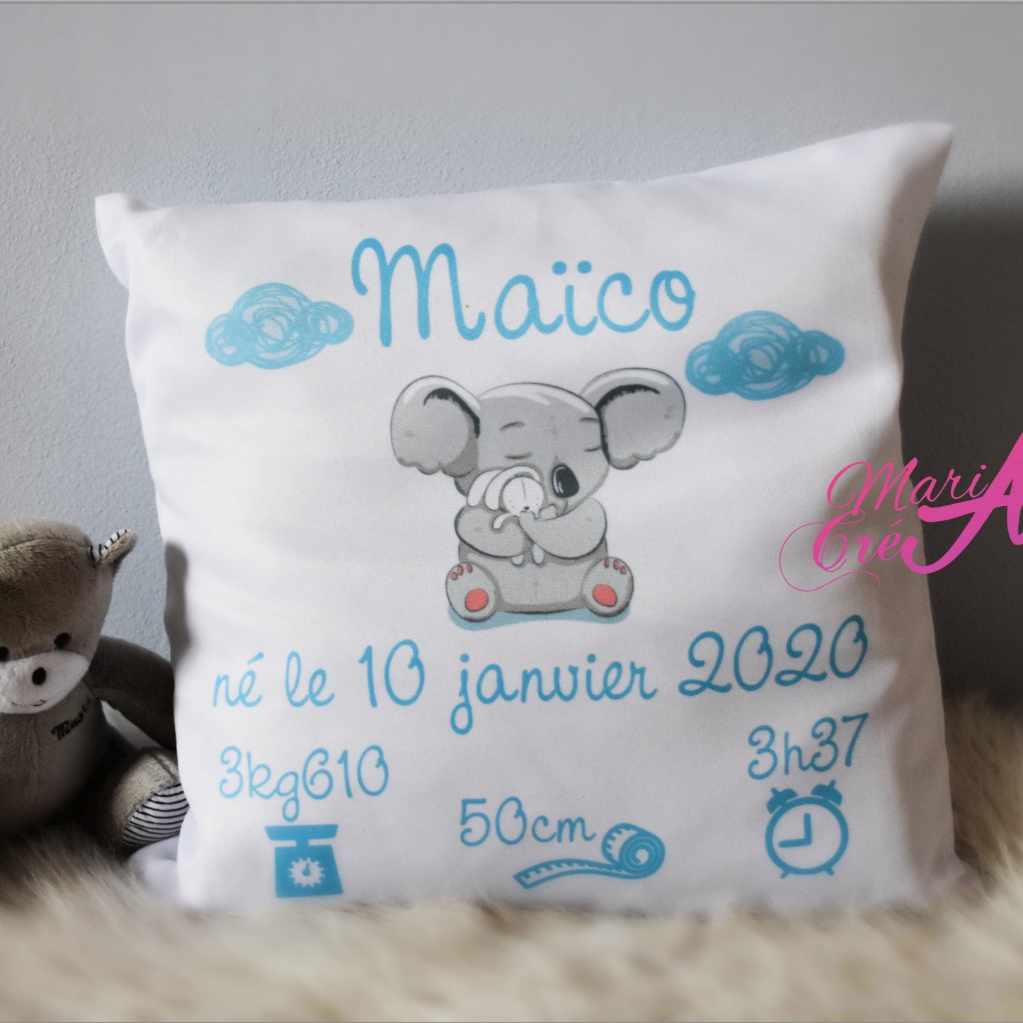 Coussin koala nuage