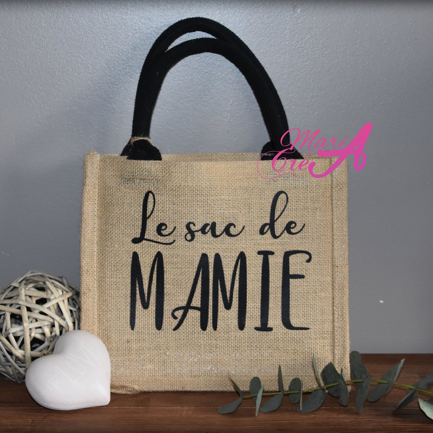 Sac en toile de jute "Le sac de ..."